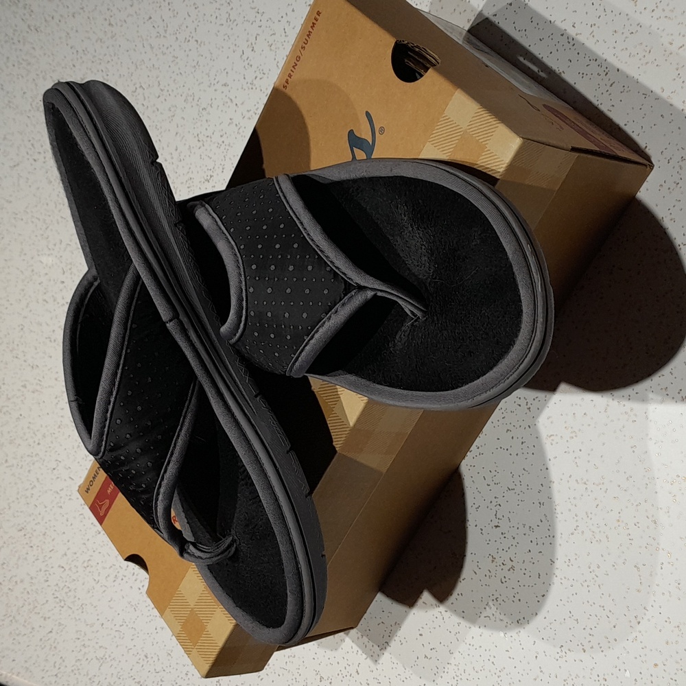 DearFoams Memory foam slippers SZ 9-10 Large
